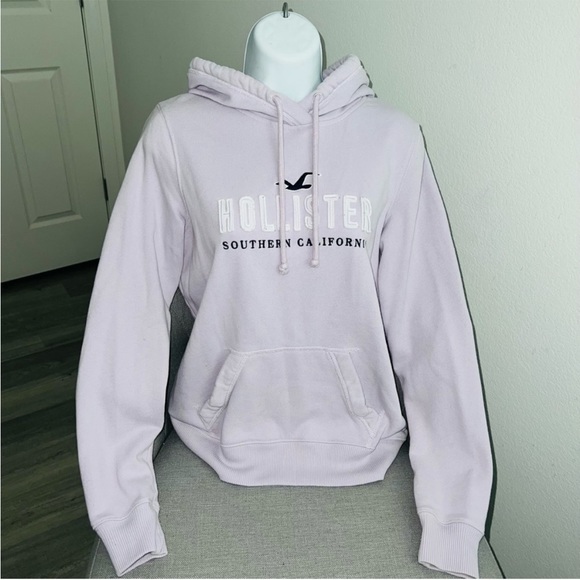 Hollister Embroidered Logo Graphic Hoodie - Picture 1 of 7